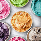 Balci - Premium Ice Cream Containers (2 Pack - 1 Quart Each) Perfect Freezer Storage Tubs With Lids For Ice Cream, Sorbet And Gelato! - Blue