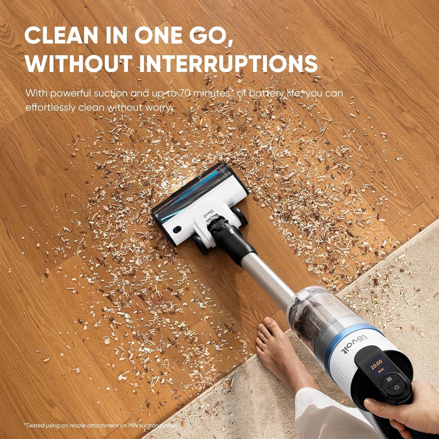 Levoit Aero™ Cordless Vacuum, Auto-Empty Station, Up To 70 Minutes, Premium