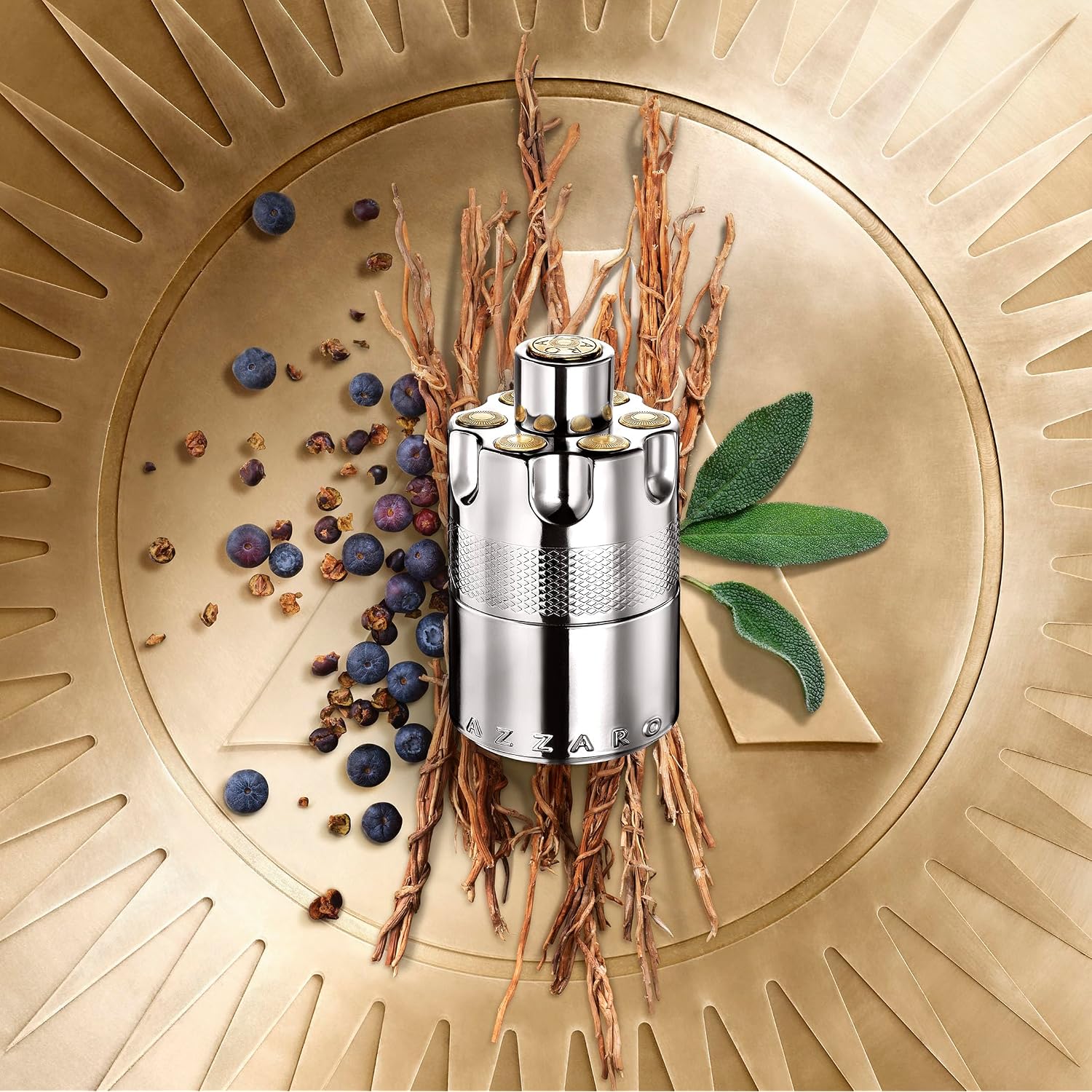 Azzaro Wanted Eau De Parfum - Energizing & Intense Mens Cologne - Woody, Aromatic & Spicy Fragrance - Fresh Notes Of Juniper Berries, Sage, Vetiver - Lasting Wear - Luxury Perfumes For Men
