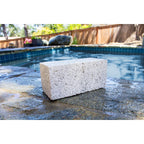 Poolmaster Extra Large Pumice Stone For Pool And Spa Cleaning, Removes Calcium, Hard Water And Mineral Stains From Tile, Grout And Concrete, Pro Size