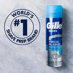Gillette Series 3X Action Shave Gel, Moisturizing Twin Pack (7 Ounce Each)