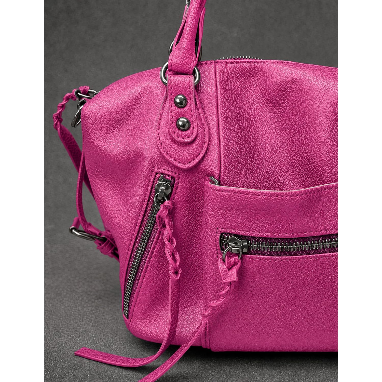 Babysun Mini City Bags Vegan Leather Tote Bag (8L) Pu Hobo Bags For Women Small Shoulder Crossbody Handbag With Strap