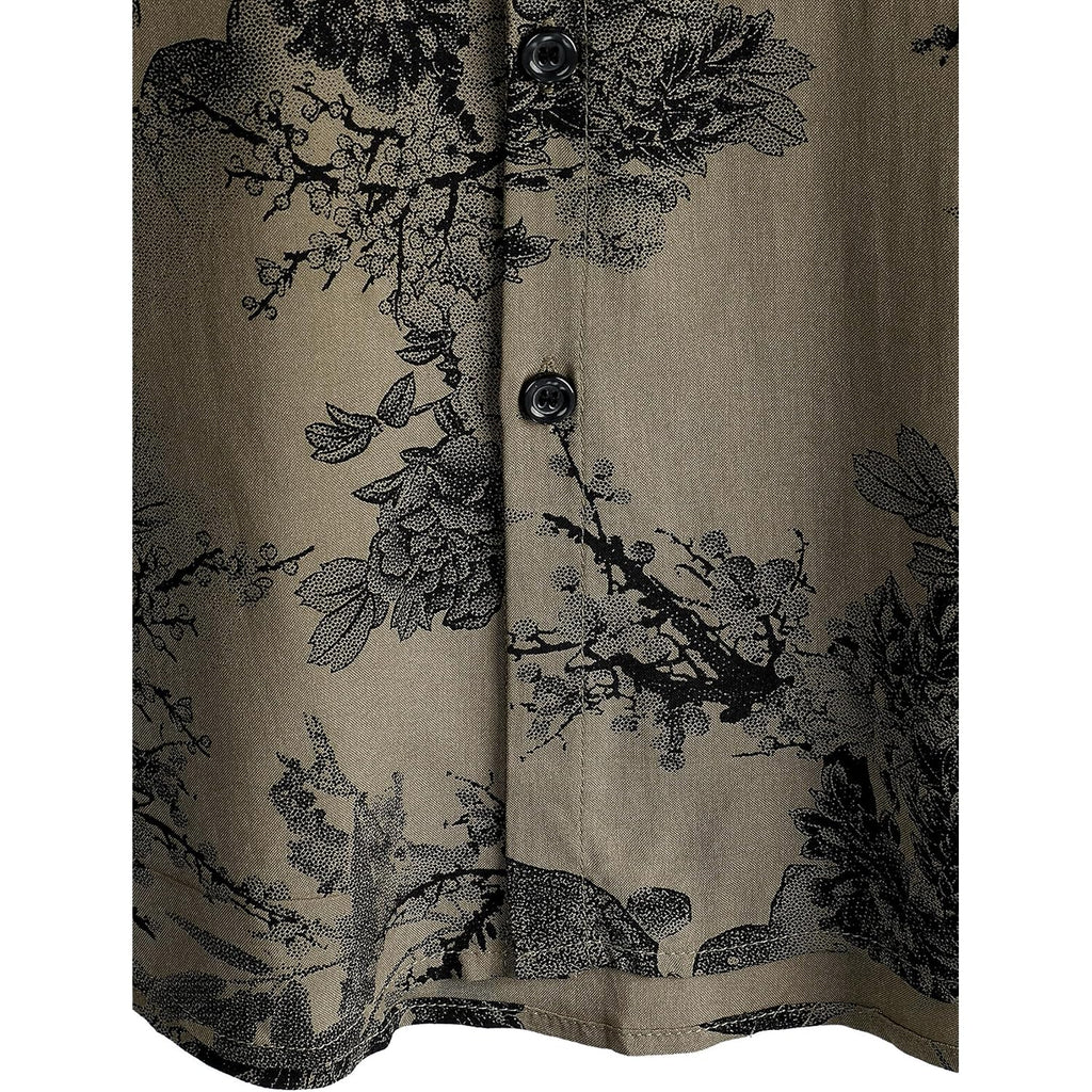 Jotook Mens Hawaiian Shirt Short Sleeve Button Down Tropical Shirts Casual Floral Summer Beach Shirt