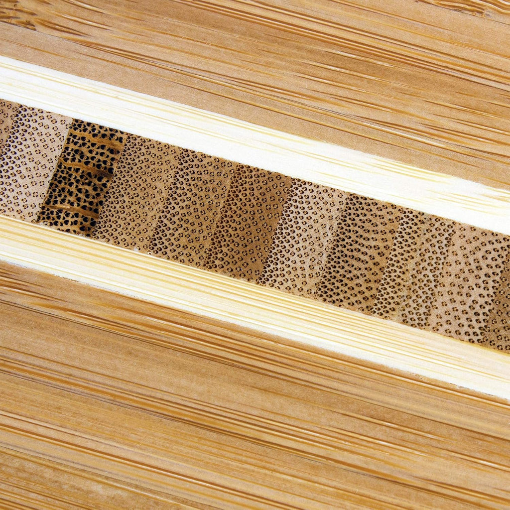 Totally Bamboo Barbados Bamboo Wood Cutting Board, 9" X 6.5"
