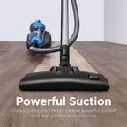 Eureka Whirlwind Bagless Canister 2.5L Vacuum Cleaner, Lightweight Vac For Carpets And Hard Floors, Nen110A, Blue