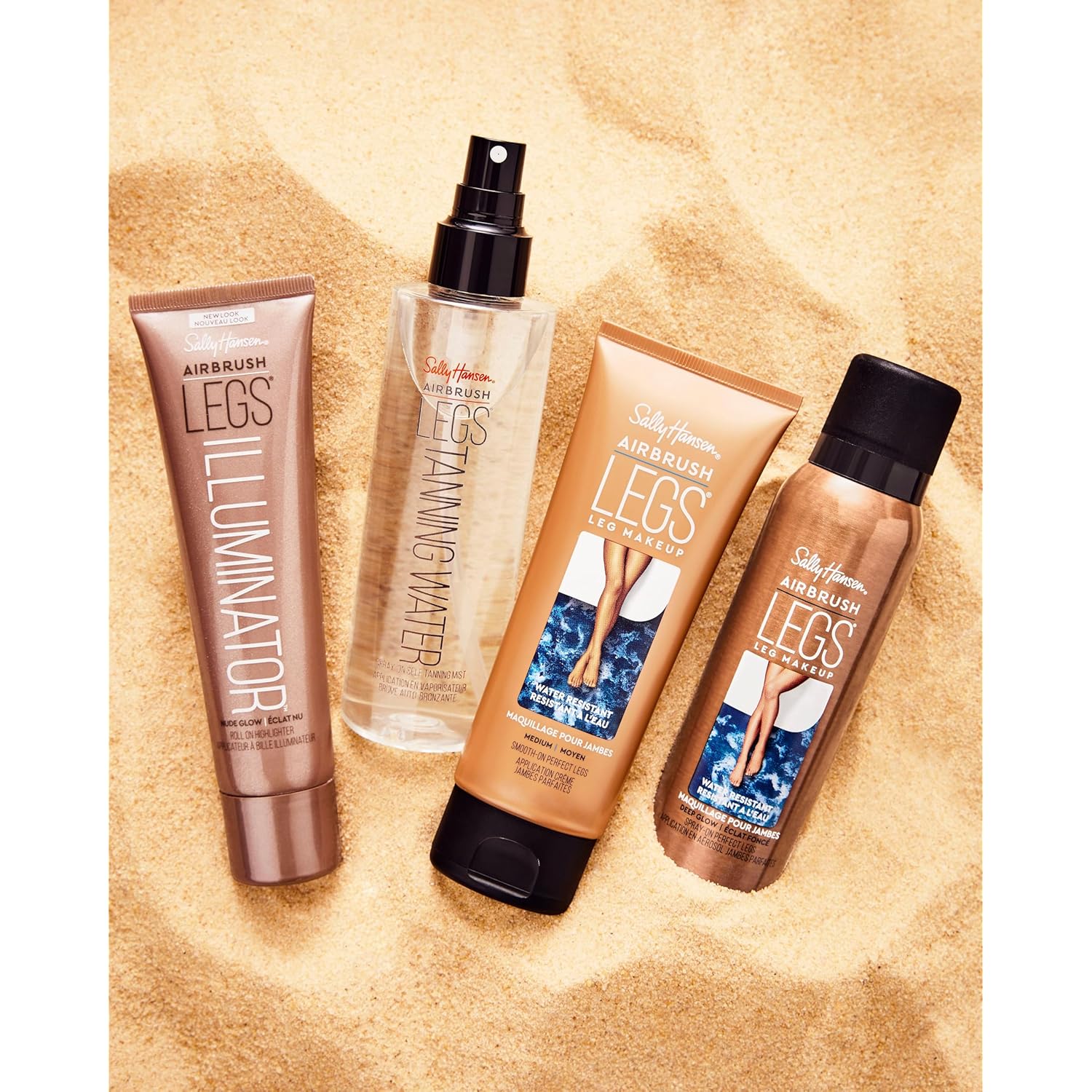 Sally Hansen Airbrush Legs®, Leg Spray-On Makeup, Light Glow, Easy Application, Flawless Looking Legs, Water Resistant, Transfer Proof