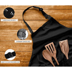 Utopia Kitchen 10 Pack Bib Apron Adjustable With 2 Pockets, Water And Oil Resistant, Cooking Kitchen Chef Apron For Women Men
