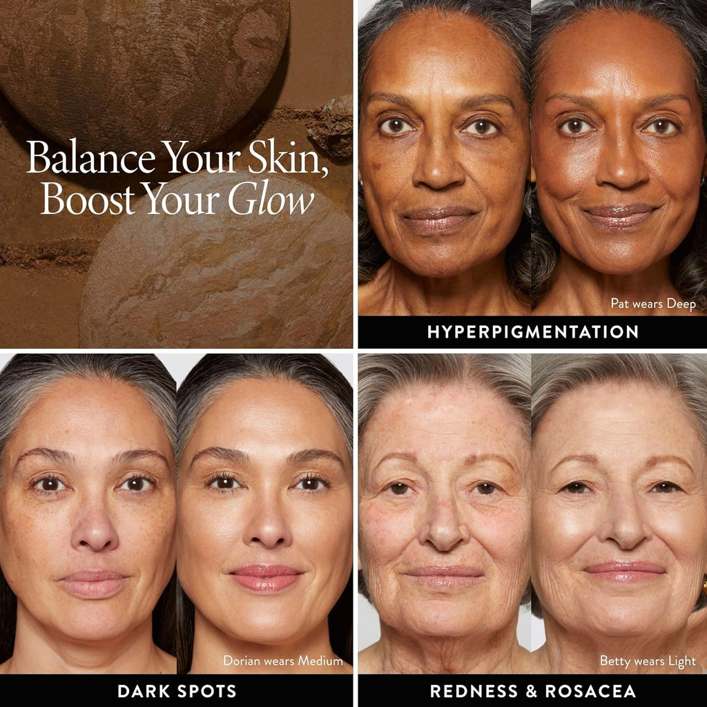 LAURA GELLER NEW YORK Baked Balance-N-Glow Illuminating Foundation - Fair - Buildable Sheer to Light Coverage - Satin Finish