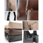 Cee & Dee Vegan Leather Hobo Bags For Women, Zippered Pocket, Slouchy Bag With Shoulder Strap, Hobo Purse Table Holder