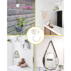 Heavy Duty Plant Ceiling Hooks, White, 3 Pack | Ideal For Hanging Plants, Lanterns, Wind Chimes, Flower Baskets And Other Indoor Or Outdoor Décor.