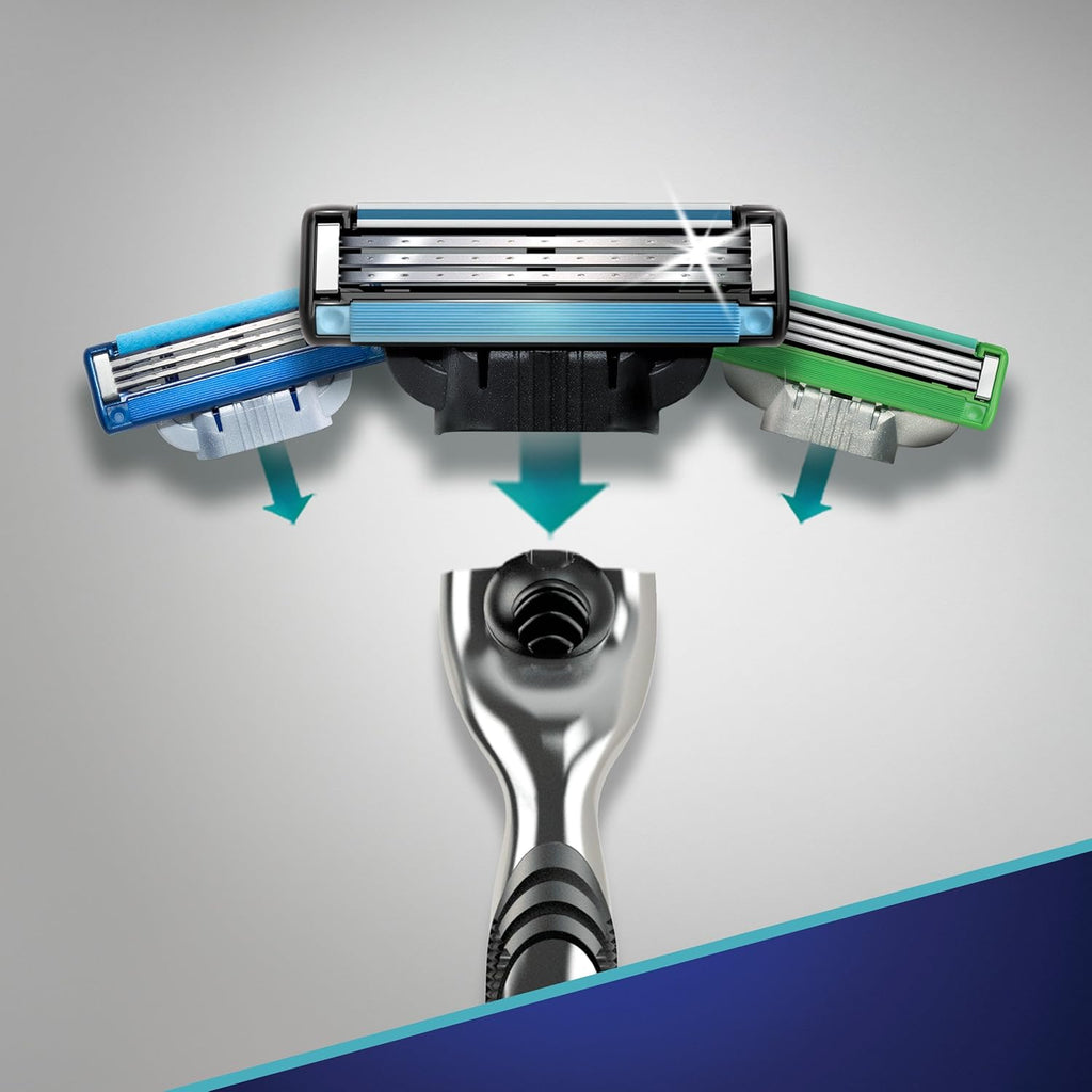 Gillette Mach3 Men's Razor, Handle & 1 Blade Refill