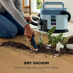 Shark Everymess Ultra-Powerful 3-In-1 Wet Vac, Dry Vac, & Stain Eliminator With Stainforce Technology, Perfect For Homes, Pets, And Cars, 4 Accessories And Cleaning Solution, Gray, Vx101