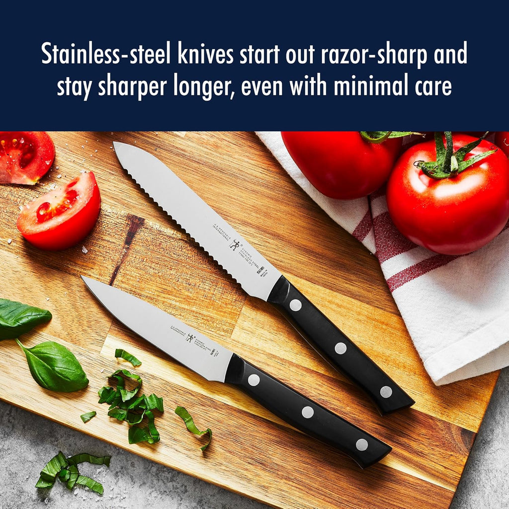 HENCKELS Dynamic Razor-Sharp 5-Piece Kitchen Knife Set, German Engineered Informed by 100+ Years of Mastery