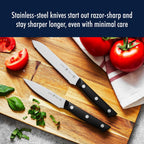HENCKELS Dynamic Razor-Sharp 5-Piece Kitchen Knife Set, German Engineered Informed by 100+ Years of Mastery