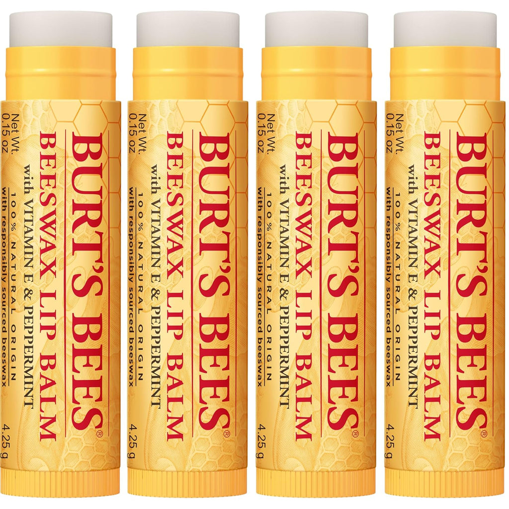 Burt's Bees 100% Natural Moisturizing Lip Balm (Original Beeswax)