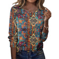 Zeagoo Tops For Women Dressy Crewneck Long Sleeve Shirts Lightweight Basic Tee Business Casual Outfits