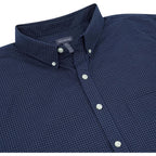 Van Heusen Men'S Big And Tall Wrinkle Free Short Sleeve Button Down Shirt, No-Tuck Length, Comfortable Stretch Fabric