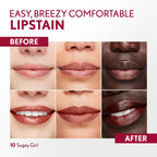 Covergirl Outlast, 10 Sugey Girl, Lipstain, Smooth Application, Precise Pen-Like Tip, Transfer-Proof, Satin Stained Finish, Vegan Formula, 0.06Oz