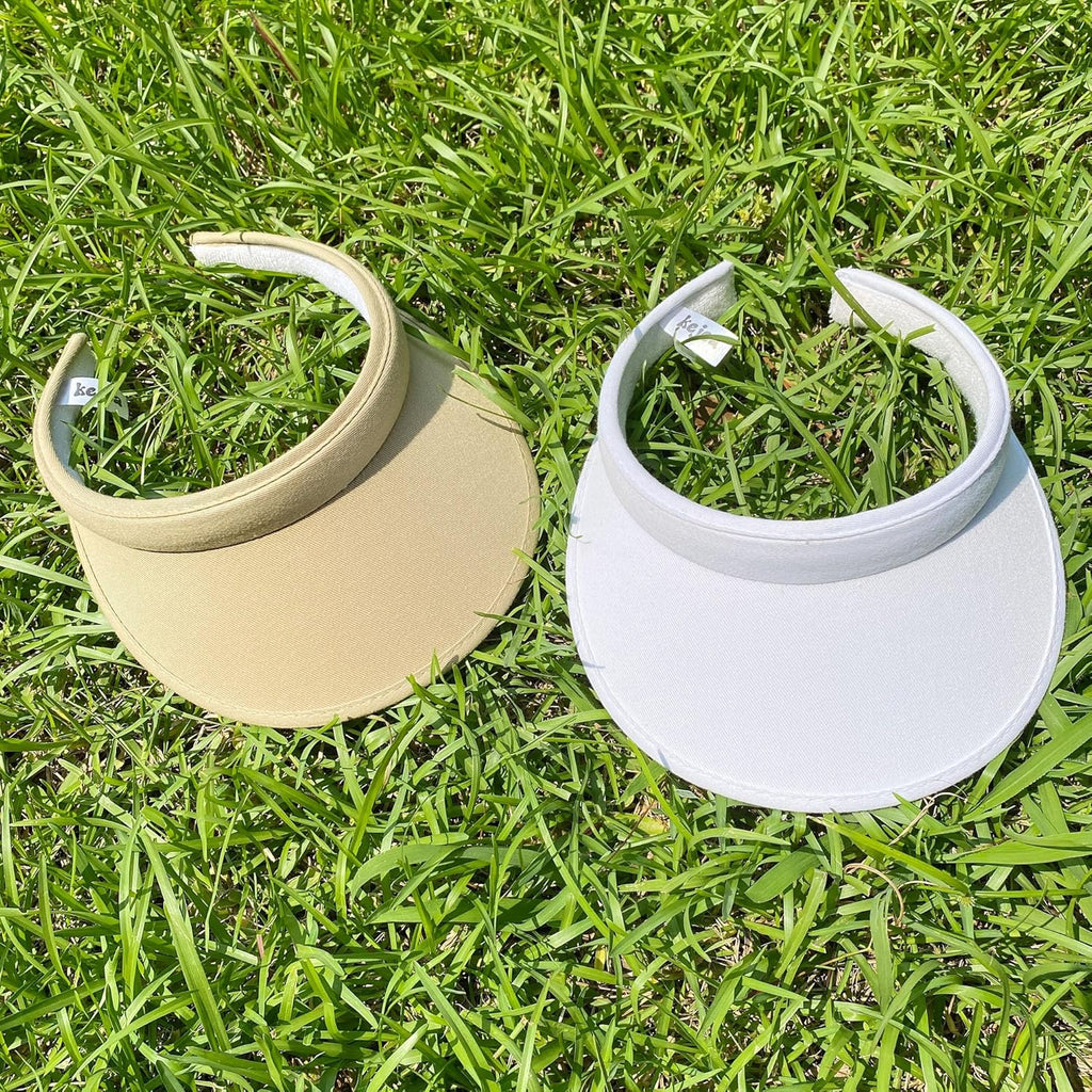 Cotton Visor Hat Women Men Clip-on Visors Hats Adjustable Outdoor Sports Golf Beach Wide Brim Sun Cap