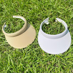 Cotton Visor Hat Women Men Clip-on Visors Hats Adjustable Outdoor Sports Golf Beach Wide Brim Sun Cap