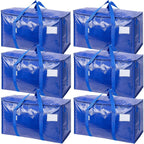 Ticonn 6 Pack Extra Large Moving Bags Heavy Duty, Packing Bags For Storage
