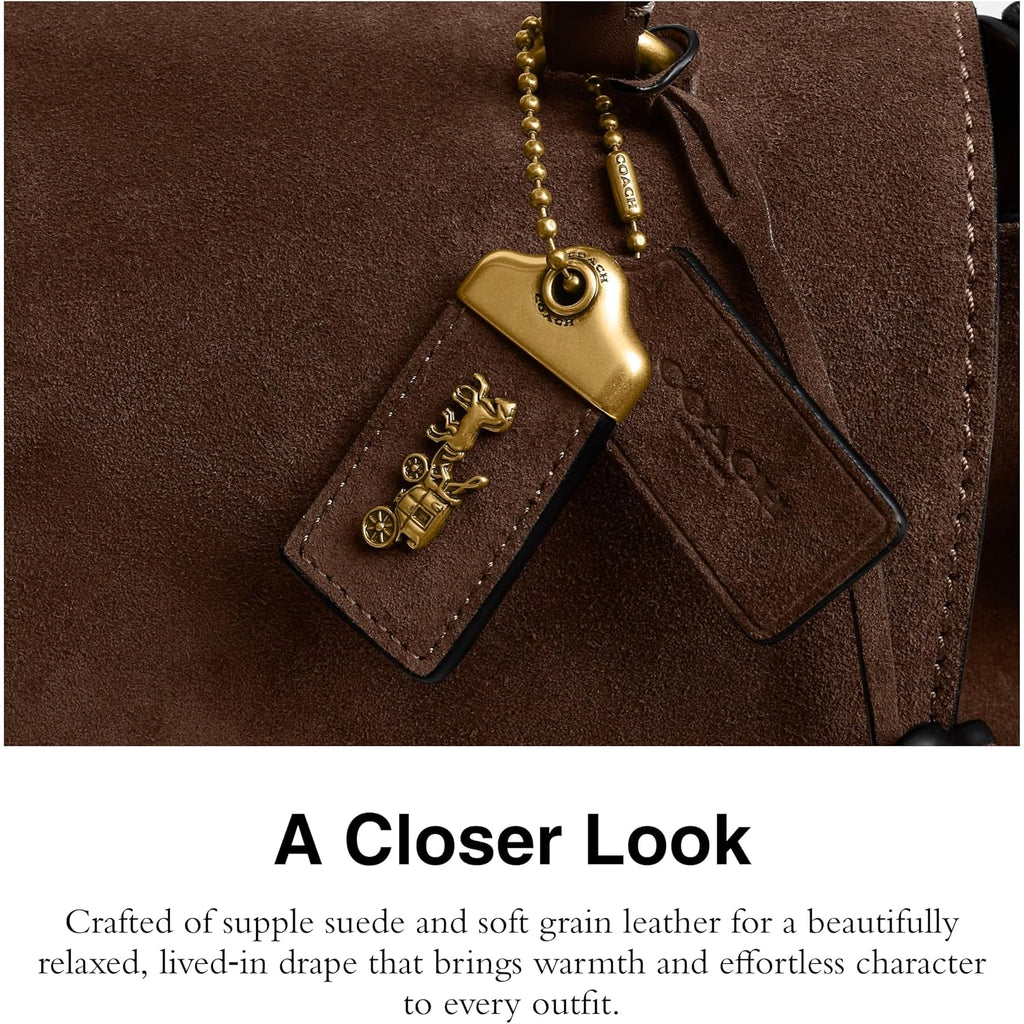 Coach Womens Slouchy Rogue Top Handle Bag