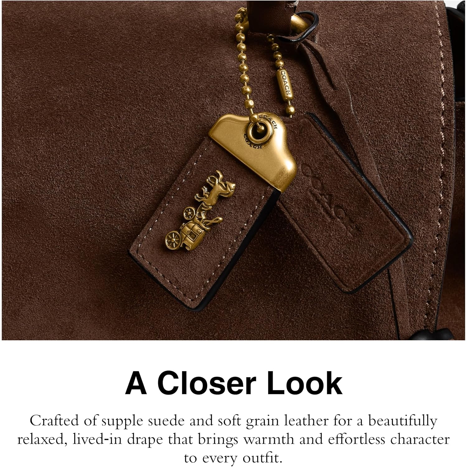 Coach Womens Slouchy Rogue Top Handle Bag