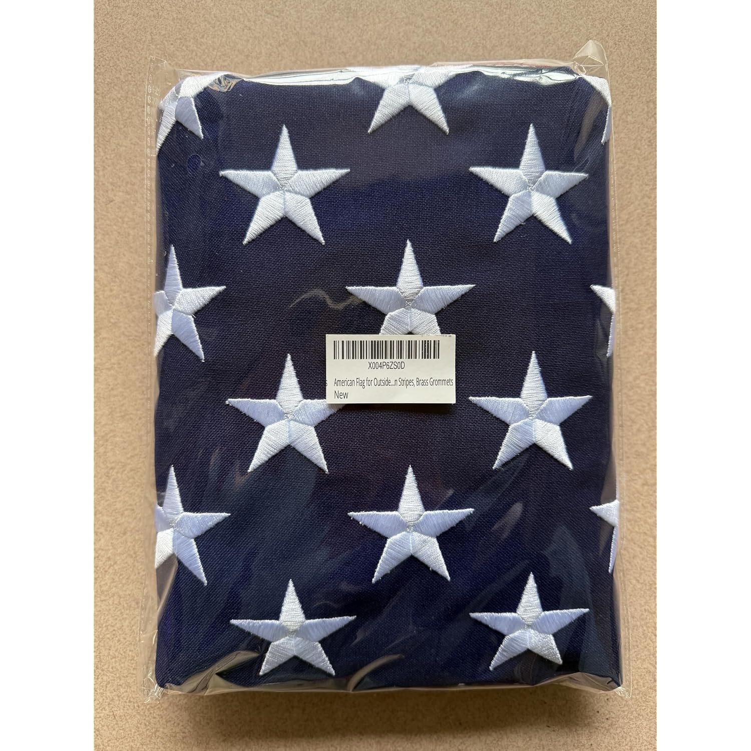 American Flag For Outside 3X5 Ft, Deluxe Heavy Duty Spun Polyster, Tearproof And Waterproof Super Tough Series, All Weather High Wind Usa Us Flag With Embroidered Stars, Sewn Stripes, Brass Grommets