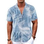 Men'S Hawaiian Shirts Short Sleeve Button Down Casual Shirts Summer Printed Tropical Floral Aloha Beach Shirts