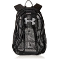 Under Armour Adult Hustle Mesh Backpack , (001) Black / / White , One Size Fits Most