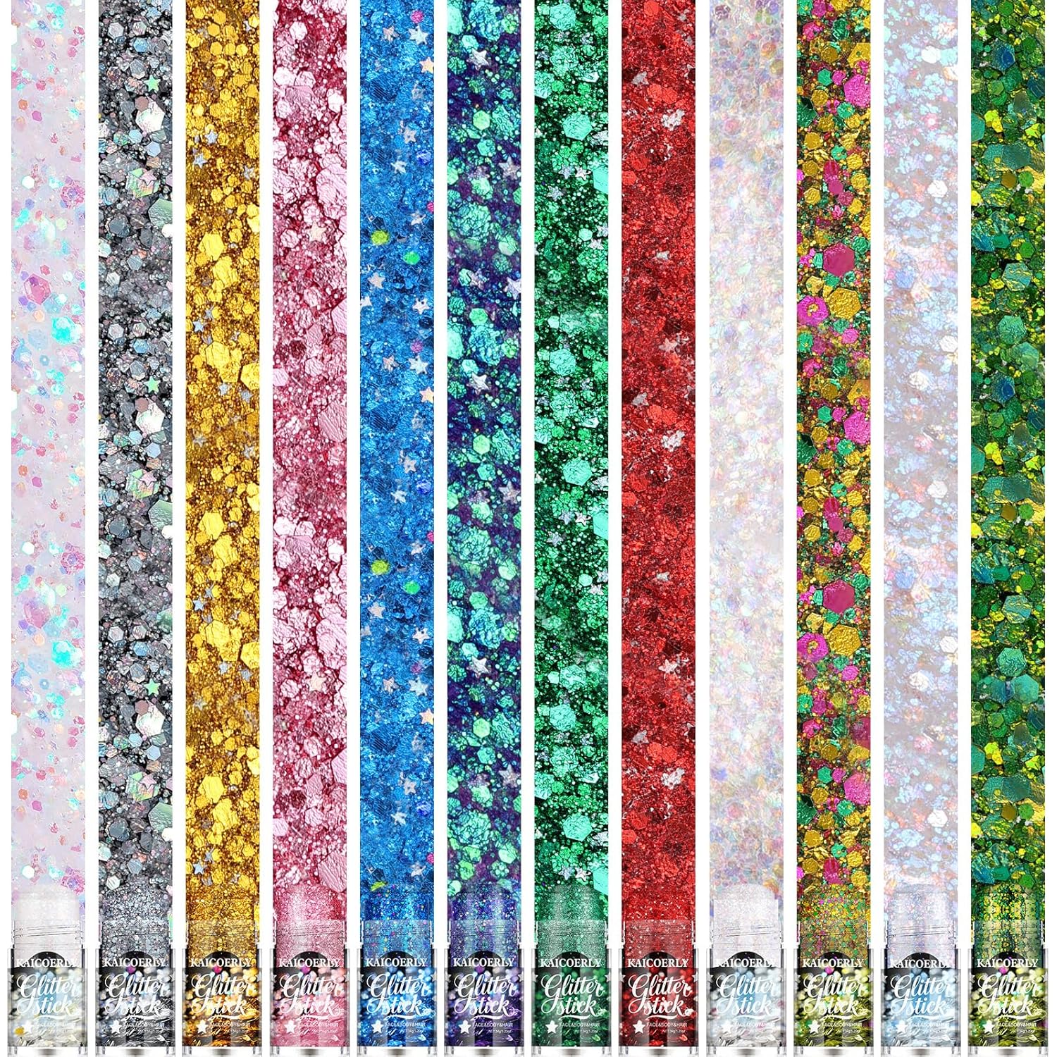 Mardi Gras Body Glitter Gel, Mardi Gras Outfit Body Glitter for Face Body Hair, Chameleon Color Changing Glitter Gel for Rave Party Mermaid Sequins Festival Accessories Shimmer Makeup #10
