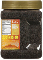 Rani Tukmaria (Natural Holy Basil Seeds) 1.38Lbs (22Oz) 624G Pet Jar Used For Falooda / Sabja Dessert, Spice & Ayurveda Herbal ~ Gluten Friendly | Non-Gmo | Kosher | Vegan | Indian Origin
