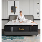 Soulfea Full Size Mattress,10 Inch Hybrid Full Mattress In A Box With Memory Foam & Individual Pocket Spring For Edge Support,Pressure Relief,Medium Firm,Certipur-Us.