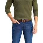 Levi'S Men'S Casual Everyday Jean Belt With Double Prong Buckle