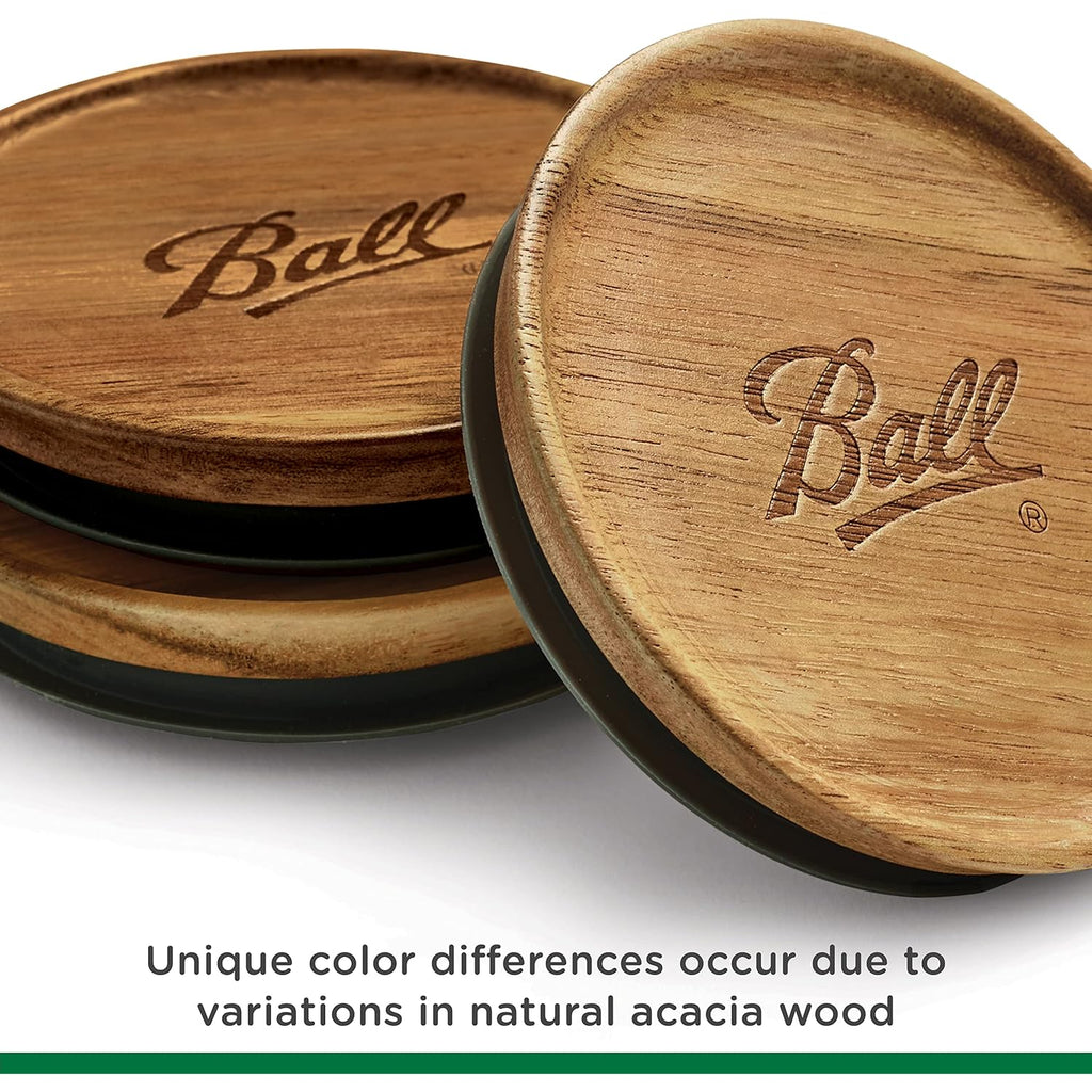 Ball® Jar Lids, 5 Pack Ball Jar Wooden Storage Lids