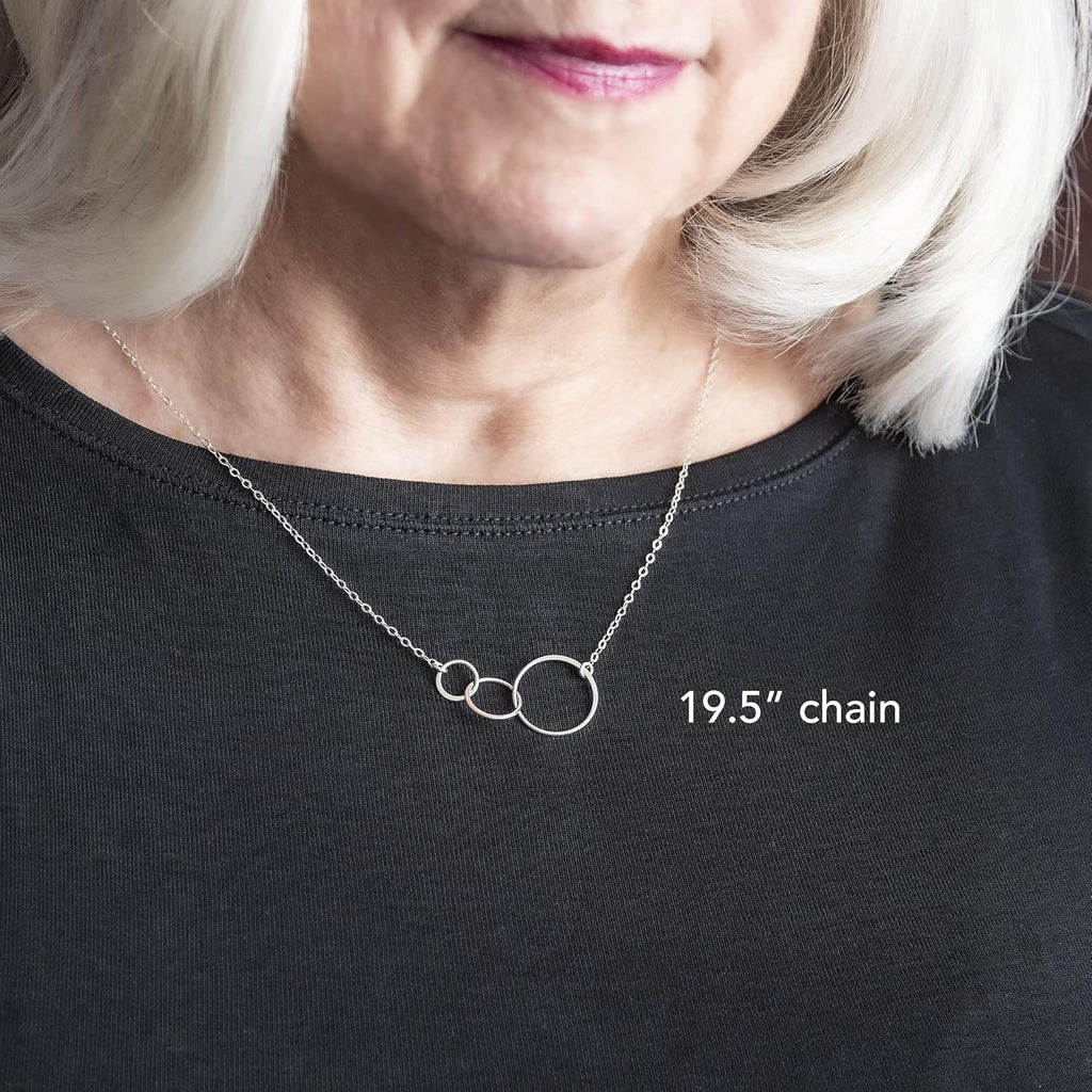 EFYTAL Mom Necklace for Women, Sterling Silver or 14K Gold Mothers Necklace, Mothers Day Gifts for Mom, Mama Necklaces