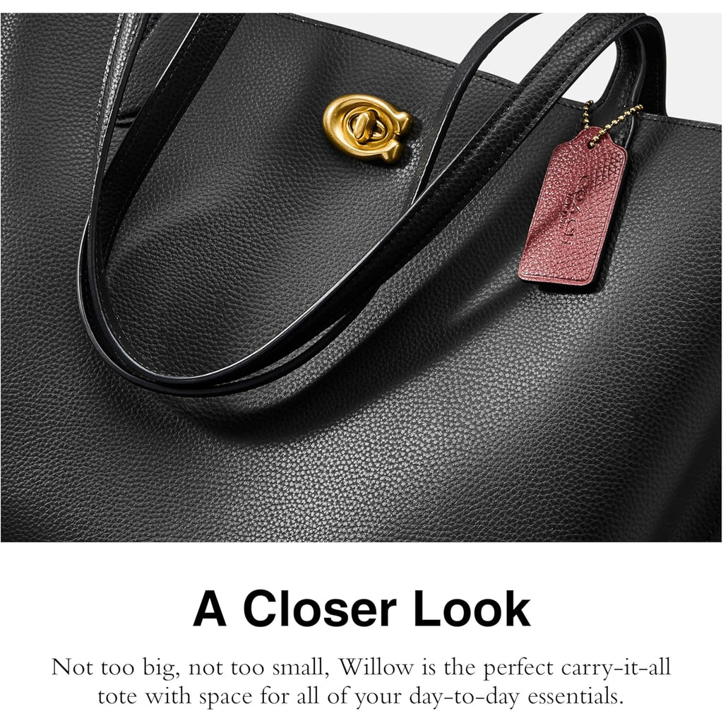 Coach Women's Polished Pebble Leather Willow Tote