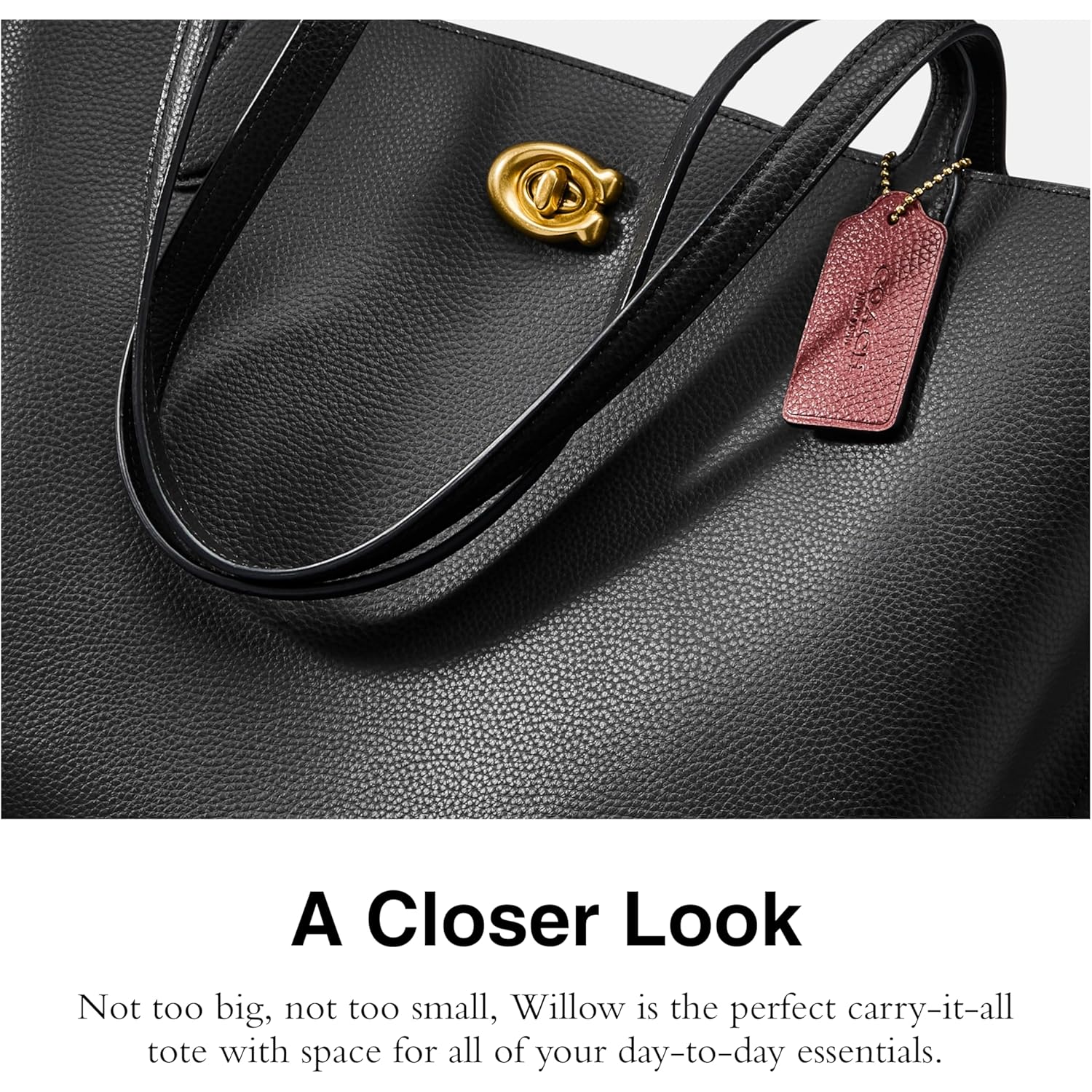 Coach Women's Polished Pebble Leather Willow Tote