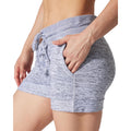 Womens Soft Sweat Shorts High Waisted Drawstring Lounge Shorts with Pockets