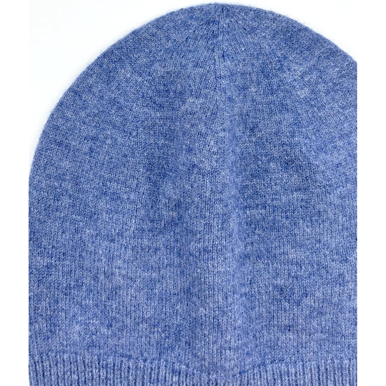 100% Superfine Merino Wool Beanie Hat Winter Warm-2PLY Unisex-Men and Women Skull Cap Toque Blue