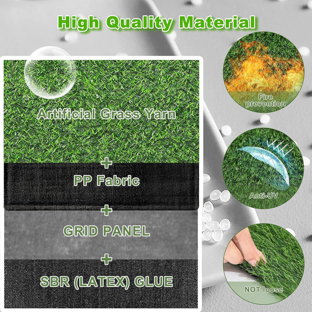 Artificial Grass Table Runner, 13 X 36 In Turf Table Runner - Realistic Faux Grass Runner For Golf Party, Wedding, Baby Shower, Indoor Outdoor Decor