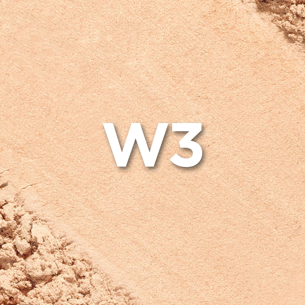 L'Oreal Paris True Match Super Blendable Oil Free Powder Foundation, W3 Light Medium, 0.33 oz, Packaging May Vary