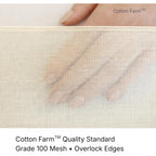 Cotton Farm Grade 100 Xl Cheese Cloth For Straining & Cooking; 36X36 Inch; 100% Unbleached Cotton Cheesecloth; Reusable With Finished Edges, Butter Muslin
