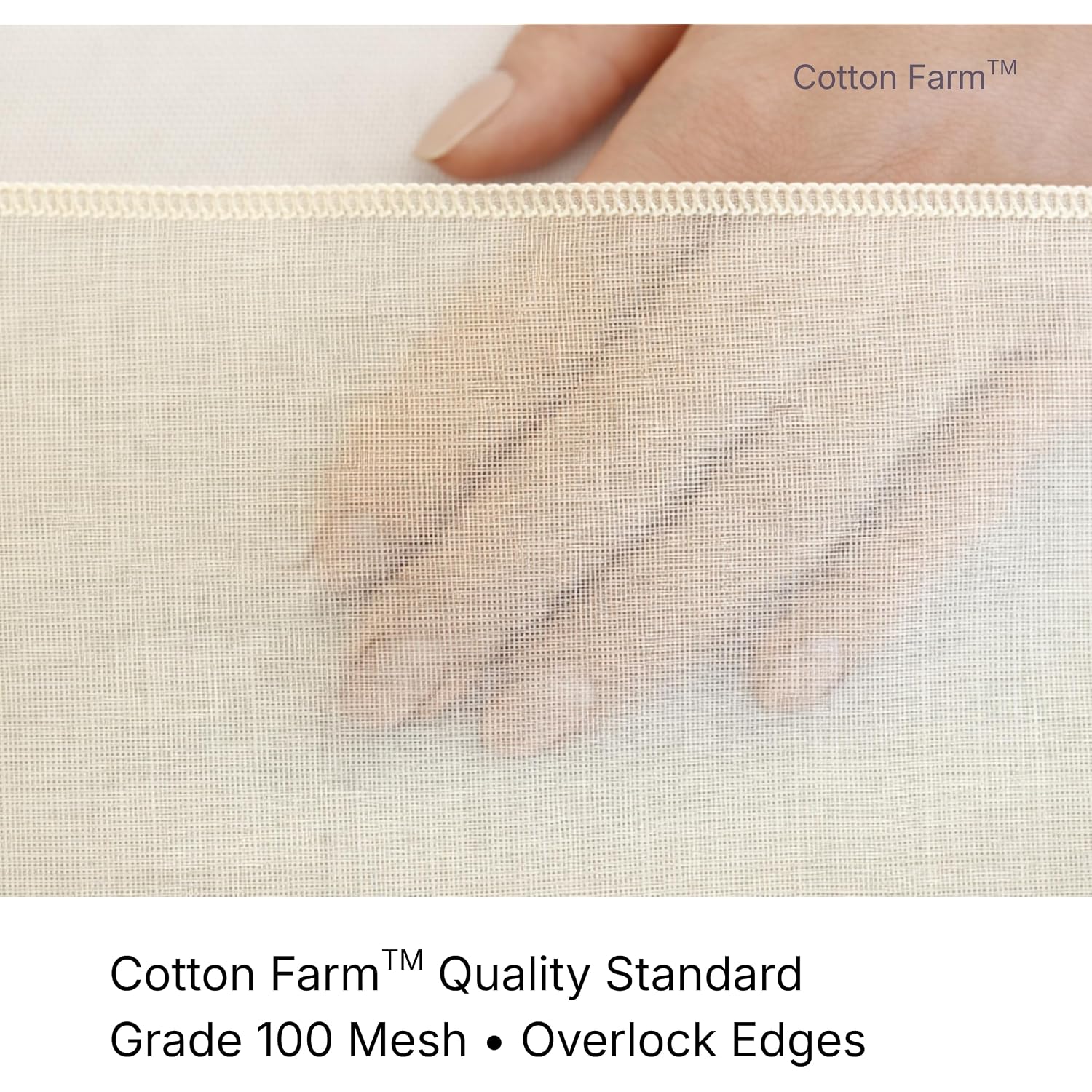 Cotton Farm Grade 100 Xl Cheese Cloth For Straining & Cooking; 36X36 Inch; 100% Unbleached Cotton Cheesecloth; Reusable With Finished Edges, Butter Muslin