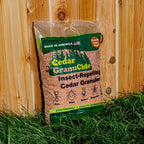 Granucide Cedar Granules | Cedar Chips For Home & Garden | Repels Ants, Aphids, Spiders, Mosquitos | Smells Great & Easy To Use | 1 Bag (8 Lbs)