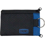 Chums Surfshorts Wallet - Solid Colors Collection, Lightweight Slim Wallet With Rfid Blocking Card & Clear Id Window - Zippered Minimalist Wallet W/Key Ring