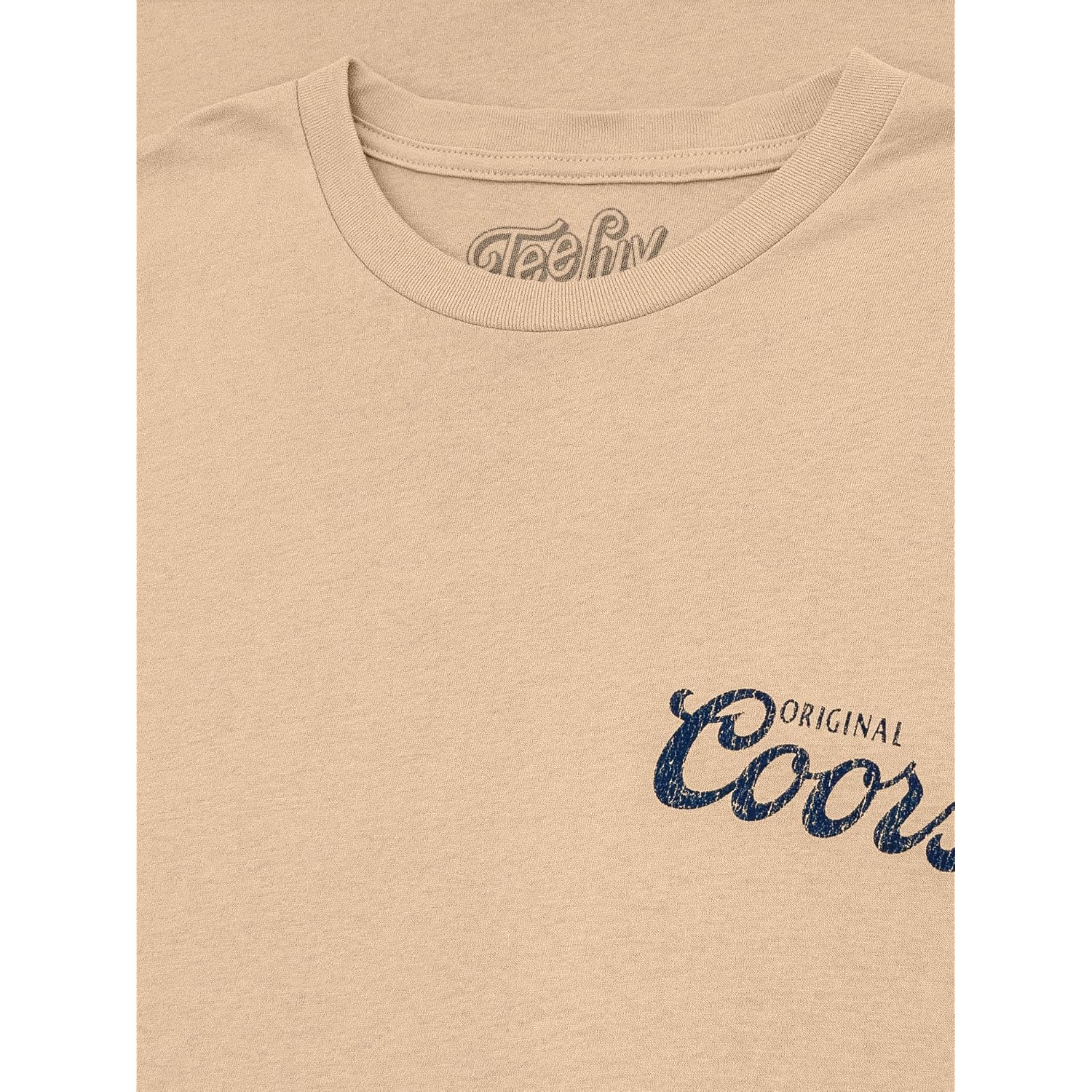Tee Luv Men'S Original Coors Rodeo Legend Double Sided Beer Logo Shirt