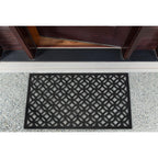 Dii Rubber Doormats Collection All Weather, 18X30, Lattice