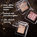 E.L.F. Fine As Fleck Glitter Eyeshadow, Long-Lasting Sheer Eye Makeup With A Shimmer Finish, Soft, Smooth Formula, Vegan & Cruelty-Free, Filthy Rich