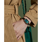 Lola Rose Dainty Women'S Wrist Watch: Green Malachite Dial, Wrapped By Stylish Gift Box, Elegant Present For Ladies And Loved Ones